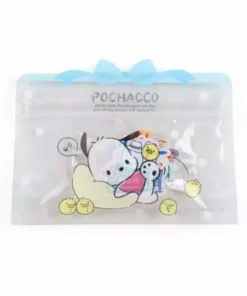 Japan Original Pochacco Sticker Flakes Pouch