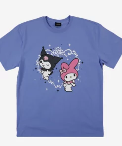 BIOWORLD Characters Kuromi & My Melody X Dumbgood Graphic Tee