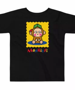 Printful Characters Toddler Monkichi Primary Logo T-Shirt