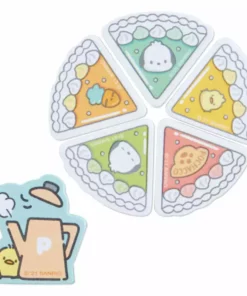 Japan Original New Pochacco Pizza Page Marker Sticky Notes