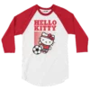 Printful Characters Hello Kitty Soccer Raglan