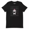 Printful Characters Kuromi Watashi Wa T-Shirt Black