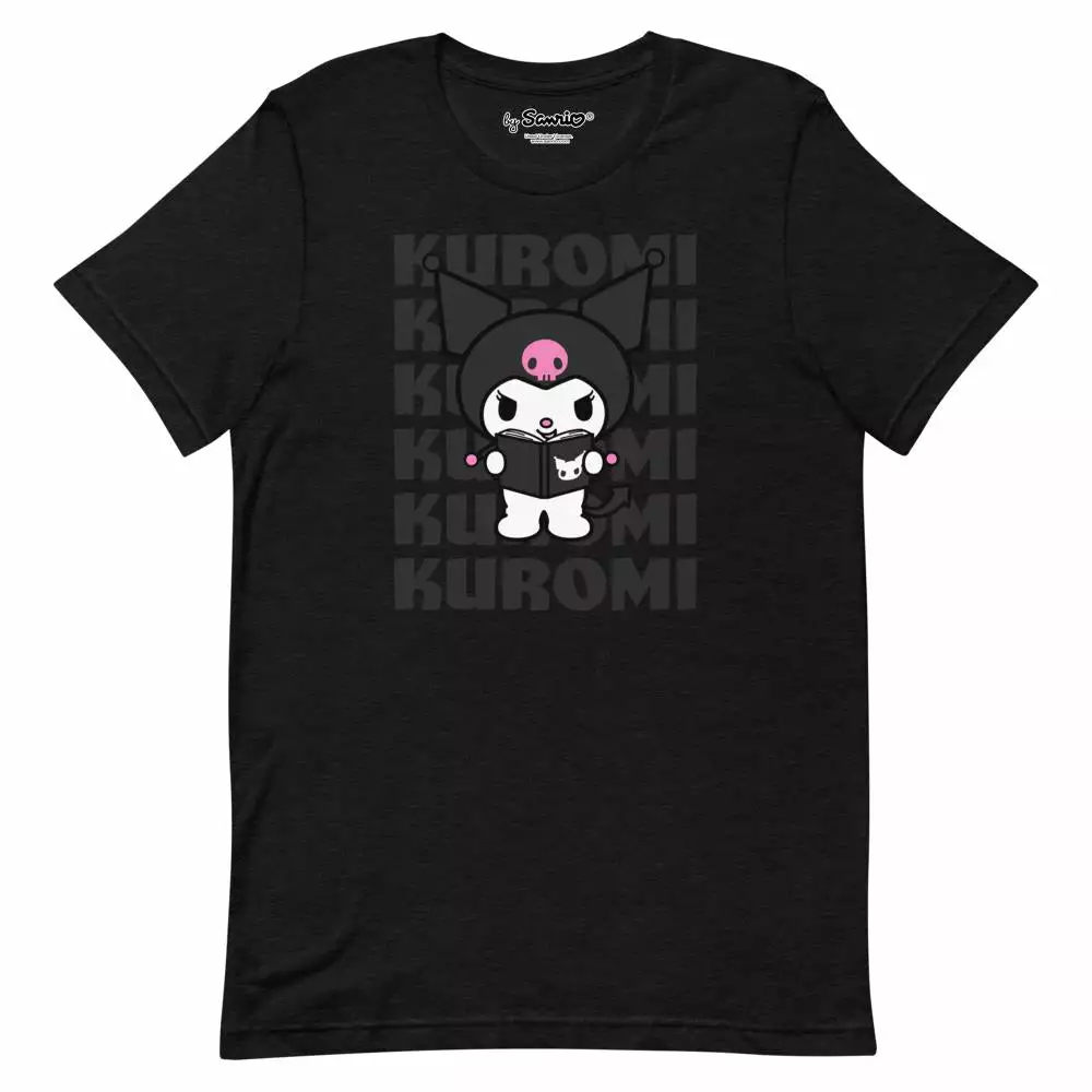 Printful Characters Kuromi Watashi Wa T-Shirt Black 3 Printful Characters Kuromi Watashi Wa T-Shirt Black