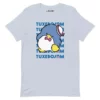 Printful Tuxedosam Watashi Wa T-Shirt Light Blue 2 Printful Tuxedosam Watashi Wa T-Shirt Light Blue
