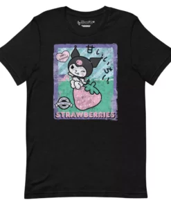 Printful Kuromi Strawberry Picking Strawberries Farm T-Shirt Characters