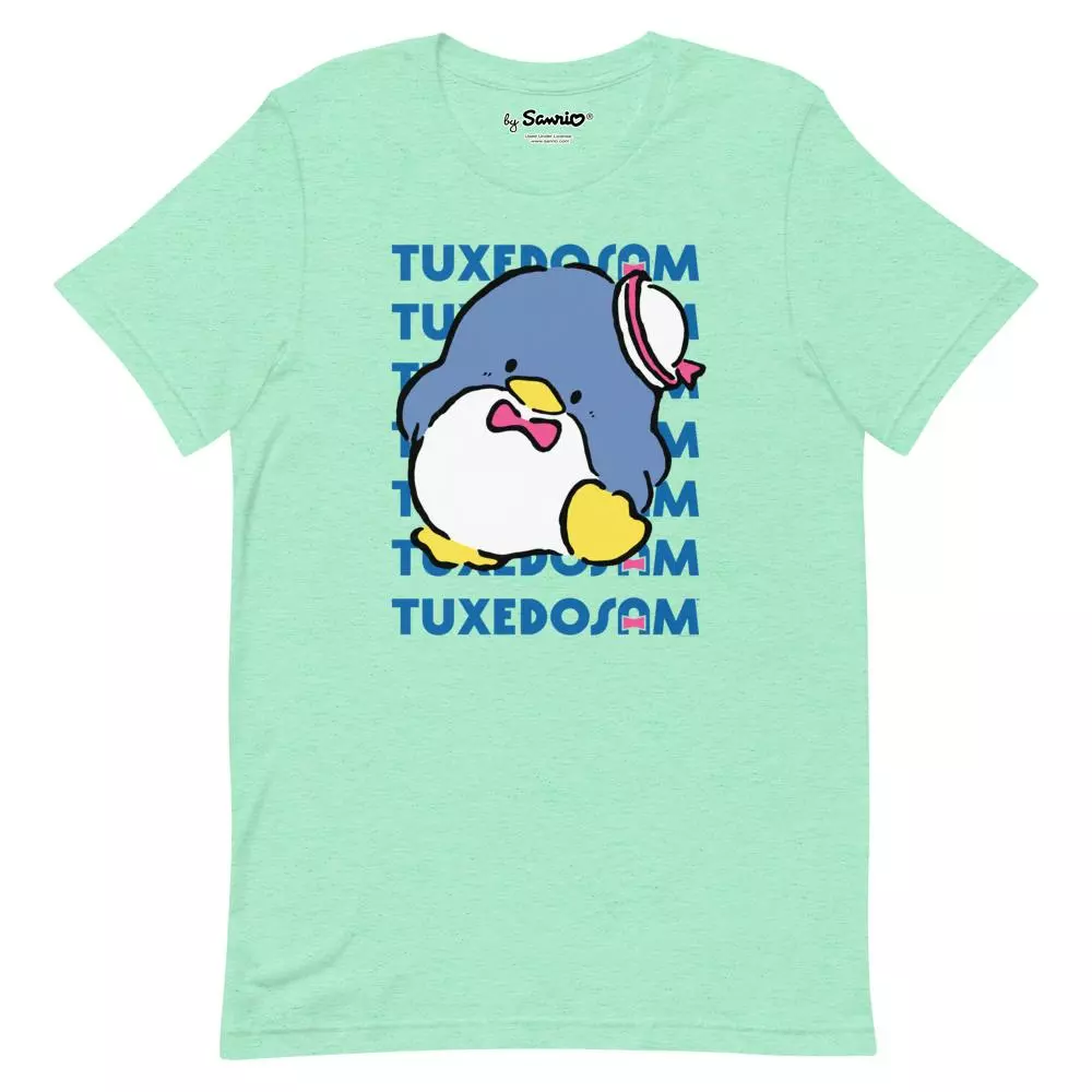 Printful Characters Tuxedosam Watashi Wa T-Shirt Mint 3 Printful Characters Tuxedosam Watashi Wa T-Shirt Mint