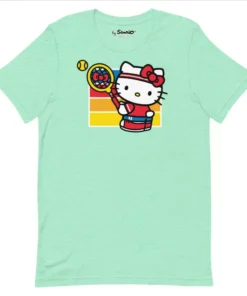 Printful Hello Kitty Tennis T-Shirt Characters