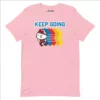 Printful Characters Hello Kitty Keep Going T-Shirt (Pink)