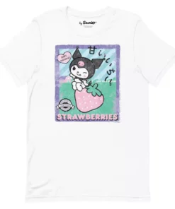 Printful Kuromi Strawberry Picking Strawberries Farm T-Shirt Characters