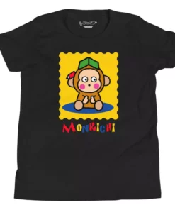 Printful Characters Youth Monkichi Primary Logo T-Shirt
