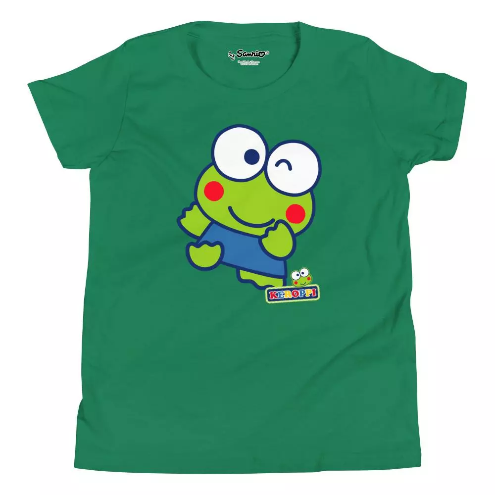 Printful Characters Youth Keroppi Primary Logo T-Shirt 3 Printful Characters Youth Keroppi Primary Logo T-Shirt